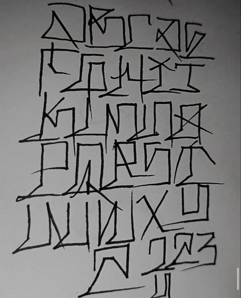 Gangsta Letters, Chicano Font, Graffiti Throw Up Letters Alphabet, L Graffiti Letter, Lower Case Graffiti Letters, Gangster Letters, Gangster Fonts, Letter S Tattoo, Chicano Tattoos Lettering