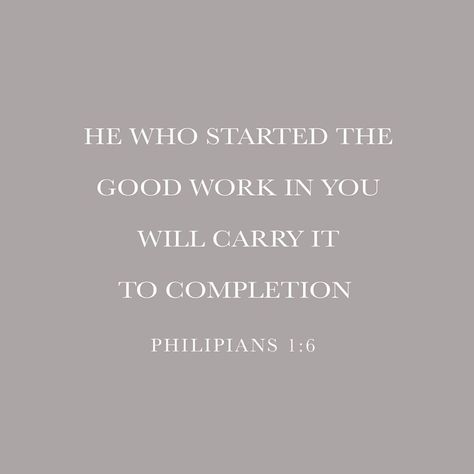 Rooted + Grounded™️ on Instagram: “God is always faithful to finish what He started. When God puts a new desire in our hearts it’s not our job to figure out how it will work…” He Who Has Started A Good Work In You, God Is Doing A New Thing, God Will Work It Out, Where God Guides He Provides, God Is Working, Christian Bible Verses, Prayer Board, Bible Scripture, Praise God