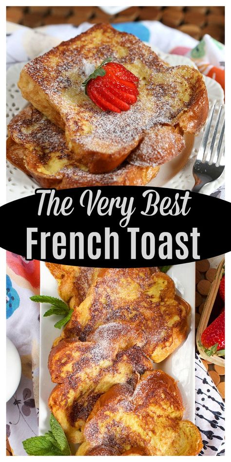 French Toast Recipe Heavy Cream, Best French Toast Recipe, Hearty Bread, French Toast Recipe Cinnamon, Easy Breakfast Dishes, Awesome French Toast Recipe, The Best French Toast, French Toast Pancakes, Perfect French Toast