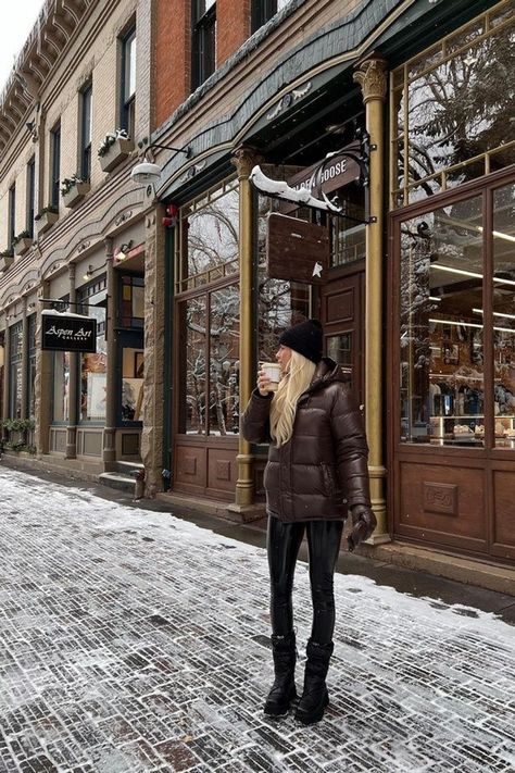 When in Aspen! ❄ I have loved putting together the cutest, coziest winter outfits. If you're wondering what to wear in aspen or need some ski trip outfit ideas, we are embracing the Slavic girl winter fashion over on my feed! I've linked this look on my LTK, so tap to shop and explore for more winter outfit ideas! Girls Ski Trip Outfits, Aspen Outfit Winter, Ski Trip Fashion, Trip Outfit Ideas, Girls Ski Trip, Winter Dinner Outfit, Winter Wedding Attire, Slavic Girl, Ski Trip Outfit