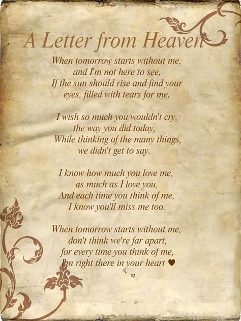 poem for deceased mother from daughter - Google Search Missing Someone In Heaven, A Letter From Heaven, Letter From Heaven, Mom Poems, Mom In Heaven, Loved One In Heaven, Sympathy Quotes, Heaven Quotes, Memories Quotes