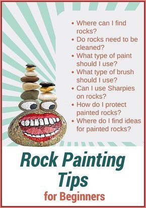 Rock Painting Tips for Beginners - Where to Find Rocks - Best Brushes - Paints - How to Seal and Protect. Painting Tips For Beginners, How To Paint Rocks, Stone Animals, Art Coquillage, Hur Man Målar, Nativity Sets, Rock And Pebbles, Painted Rocks Diy, Paint Rock