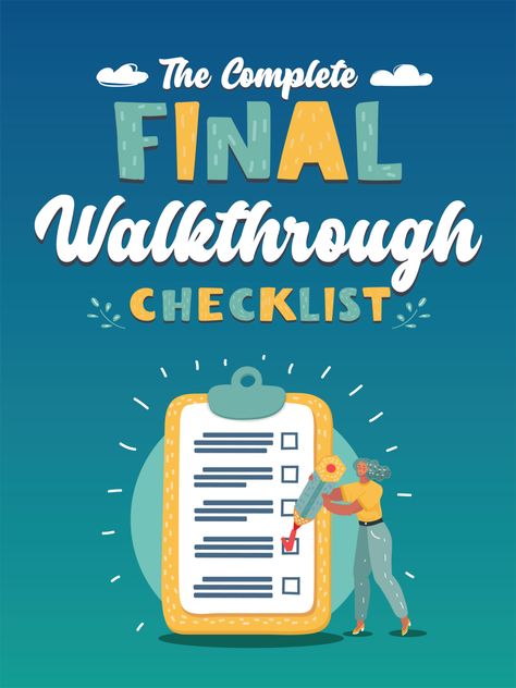 1st House Checklist, Final Walkthrough Checklist, 1st House, Apartment Hunting, Closing Day, Jane Doe, House Keys, Home Buying Process, Home Buying Tips