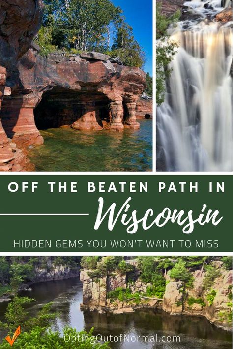 When you travel to Wisconsin, by all means check out Milwaukee, Door Country and the Dells. But if you're looking for things to do in Wisconsin that are more quiet and off the beaten path, check out our list of 9 hidden gems to put on your bucket list for your vacation this Summer. #Wisconsin #bucketlist #Travel #vacation #offthebeatenpath Wisconsin Hidden Gems, Hidden Gems In Wisconsin, Wisconsin Things To Do, De Pere Wisconsin, Wisconsin Bucket List, Wisconsin Road Trips, Wisconsin Family Vacations, Hiking Wisconsin, Things To Do In Wisconsin