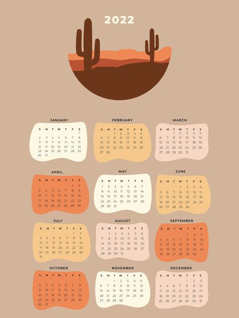 2022 Calendar Aesthetic, 2023 Calendar Aesthetic, Western Calendar, Bullet Journal Calendrier, Poster Calendar, December Wallpaper, 2022 Wallpaper, Month January, Penanda Buku