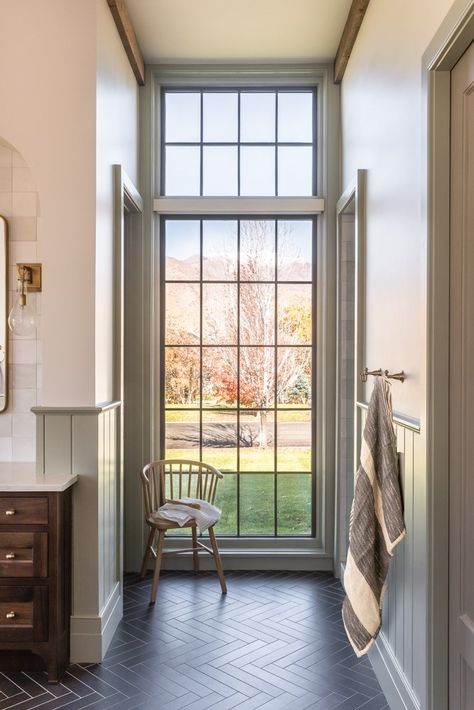 English Cottage Interiors — Tiek Design Group Modern English Cottage Interiors, Steve Tiek, Ali Henrie, Modern Cottage Interior, Floor To Ceiling Window, Modern English Cottage, English Interior Design, English Cottage Interiors, Ceiling Window