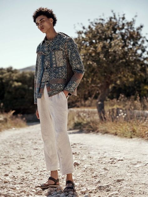 Bohemian Aesthetic Outfit, Bohemian Outfit Men, Bohemian Attire, Boho Beach Outfit, Boho Men Style, Beach Outfit Men, Bohemian Outfit, Bohemian Style Men, Party Outfit Men