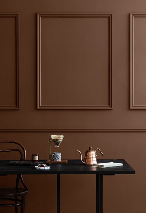 Eclectic Trends | Jotun Colors 2018 - Discover 'Rhythm of Life' - Eclectic Trends Contemporary Paint Colors, Jotun Paint, Jotun Lady, Scandinavian Style Home, Norwegian Wood, Jaune Orange, Colour Ideas, Brown Walls, Brown Interior