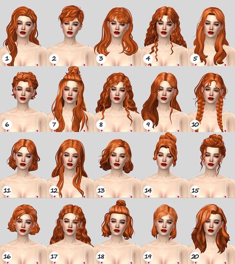 The Sims 4 Cc Free Downloads, Sims Hair Pack, Sims 4 Mods Hair Free Downloads, Sims Custom Content Hair, Sims 4 Hair Cc Pack, Cc Mods Sims 4 Hair, Sims 4 Cc Hair Dump, Free Mods Sims 4, Sims 4 Hair Collection