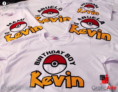 Pokemon Tshirt Ideas, Pokemon T, Chuck E Cheese, Pokemon Party, Diy Birthday Decorations, 9th Birthday, Diy Birthday, Birthday Decorations, Pokemon