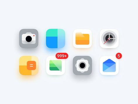 Mondrian Style Mobile Theme (Neoplasticism) by MOWU DESIGN on Dribbble App Icon Illustration, Futuristic App Icons, Bus App Icon, Game Icon Design, Business Icon, App Icon Design, Icon Illustration, App Icon, Ui Design