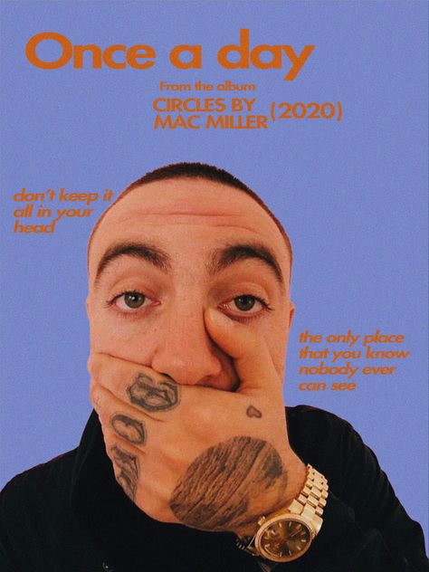 Mac Miller Poster Prints, Mac Miller Album Covers, Mac Miller Concert, Single Songs, Mc Miller, Mac Miller Poster, Blue Slide Park, Songs Cover, Mac Miller Albums