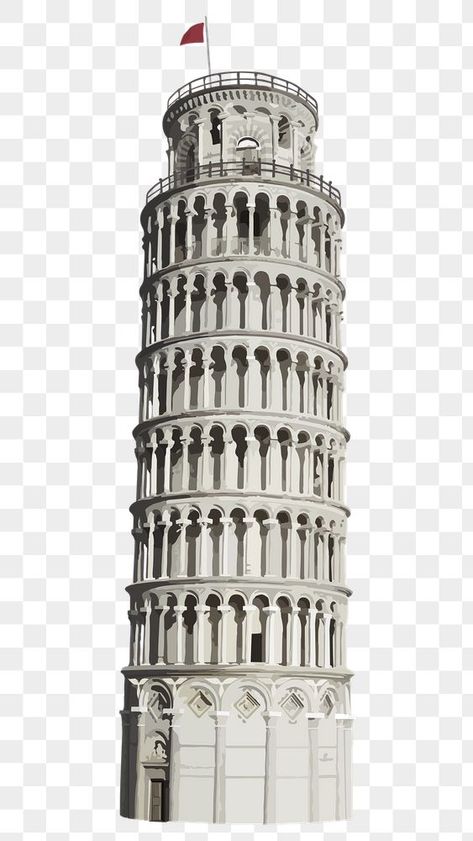 Italy Leaning Tower Of Pisa, Italy Tourist Attractions, Italy Tourist, Pisa Tower, Italy Architecture, Photo Elements, Png Illustration, Tower Of Pisa, Photoshop Design Ideas