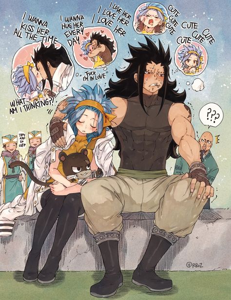 Rboz Fairy Tail, Camille League Of Legends, Gale Fairy Tail, Gajeel X Levy, Fairy Tail Levy, Gajeel And Levy, Fairy Tail Photos, Love Feelings, Fairy Tail Comics