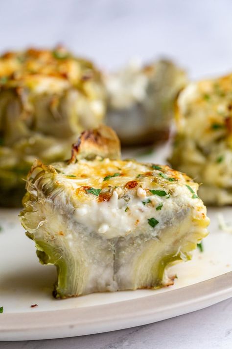 Artichoke Bottoms (not from a can!) How To Cook Artichokes, Artichoke Appetizer Recipes, Small Artichoke Recipes, Artichoke Recipes Canned, Stuff Artichoke Recipes, Canned Artichoke Recipes Side Dishes, Roasted Artichoke Recipes, Stuffed Artichoke Recipes, Artichoke Recipes Baked