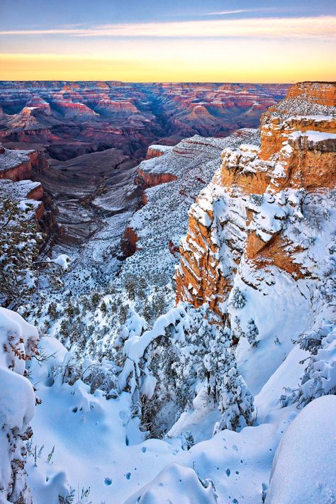 Grand Canyon In Winter, Grand Canyon Snow, Grand Canyon Winter, Grand Canyon Hotels, Arizona Winter, Grand Canyon Hiking, Grand Canyon Village, Grand Canyon West, Visiting The Grand Canyon