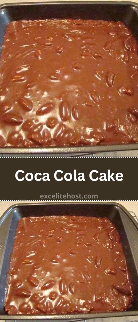 Coca Cola Cake Chocolate Coke Cake, Cocoa Cola Cake, Coke Cake, Cocoa Cola, Coca Cola Cake, Cola Cake, Cream Cheese Rolls, Bread And Butter Pudding, Sheet Cake Recipes