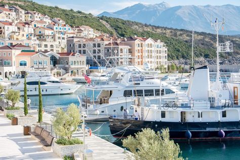 Lustica Bay Marina Lustica Bay, Montenegro Hotel, Marina Village, Adriatic Coast, Yacht Rental, Aesthetic Candles, Sailing Boat, Boat Rental, Fishing Villages