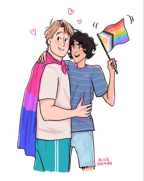 Nick And Charlie Heartstopper, Charlie Heartstopper, Nick And Charlie, Alice Oseman, Alice Book, Happy Pride, Silhouette Studio, Just In Case, Favorite Character