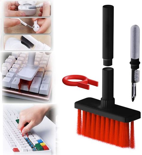 Keyboard Cleaner, White Rgb Keyboard, Beige Mechanical Keyboard, Mechanical Keyboard Keycaps, Mechanical Keyboard 75%, Bluetooth Earbuds, Brush Kit, Cleaning Kit, Desk Setup