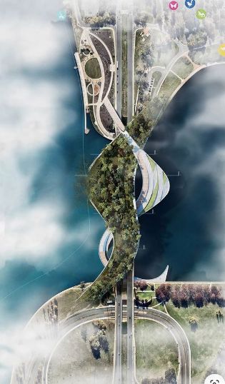 Super Studio, Community Architecture, Bridge Ideas, Green Cities, Bridges Architecture, Bridge Project, Bridge Landscape, Aa School, Landscape And Urbanism Architecture