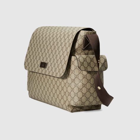 Shop the GG Supreme Plus Diaper Bag at GUCCI.COM. Enjoy Free Shipping and Complimentary Gift Wrapping. Gucci Diaper Bag, Gucci Belt Sizes, Gucci Baby, Gucci Gifts, Baby Changing Bags, Changing Mat, Changing Bag, Diaper Bag Backpack, Bag Cover