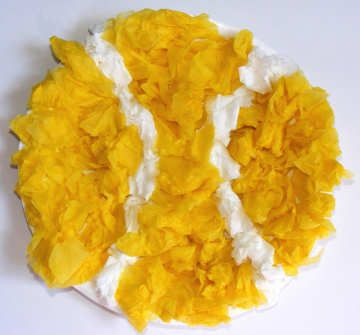 Tissue paper tennis ball or basketball, etc... - FOR GOLF/TENNIS OR SPORTS THEME FOR CAMP BREAKERS Sports Themed Crafts, Tennis Ball Crafts, Sport Themed Crafts, Tennis Crafts, Sports Activities For Kids, Yellow Crafts, Crafts For Preschoolers, Football Crafts, Baseball Crafts