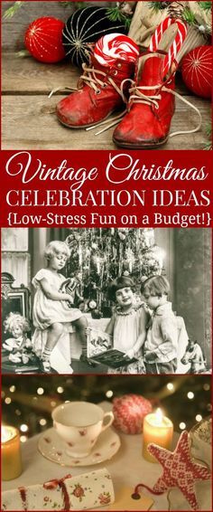 Enjoy the holidays with these Frugal Vintage Christmas Celebration Ideas! Save money by incorporating these old-fashioned and simple Christmas traditions into your family's celebration this year. Relax and enjoy a low-stress, low-tech Christmas with your family this year! Christmas Celebration Ideas, Old Fashion Christmas, Dickens Christmas, Old Time Christmas, Frugal Christmas, Vintage Christmas Crafts, Celebration Ideas, Fashion Christmas, 12 December