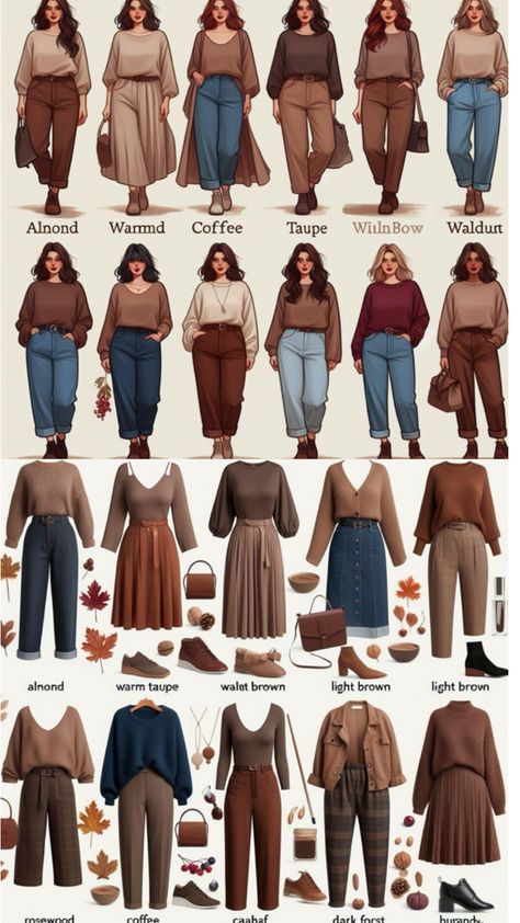 Autumn Outfits Petite Curvy, Deep Autumn Outfits Plus Size, Chubby Winter Outfit Ideas, Cider Clothing Plus Size, Autumn Outfits Pear Shape, Deep Autumn Casual Outfits, Academia Outfit Midsize, Plus Size Sweater Over Dress, Curvy Academia Aesthetic