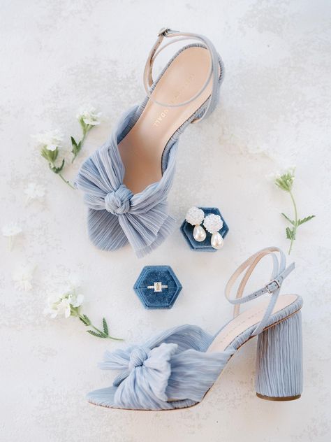 Periwinkle Heels, Periwinkle Shoes, Blue Heels Wedding, Blue Bridal Shoes, Blue Wedding Decorations, Martha Weddings, Fun Wedding Shoes, Santa Fe Wedding, Light Blue Wedding