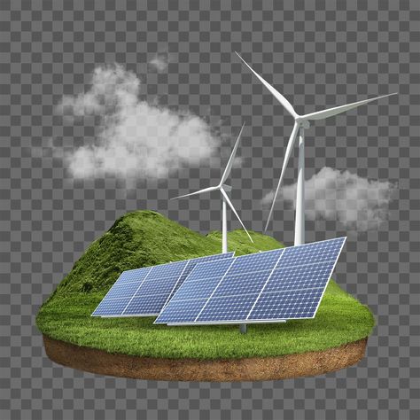 Renewable Energy Design, Solar Images, Solar Energy Design, Renewable Energy Resources, Garden Wall Designs, Cloud Stickers, Floating Island, Paper City, Panel Solar