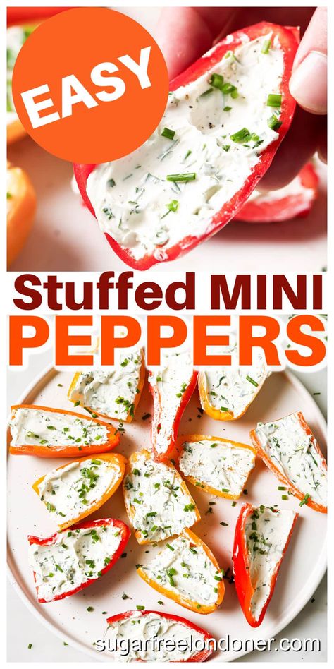 Sweet Pepper Recipes Mini Cream Cheese, Stuffed Bell Peppers Cream Cheese, Stuffed Sweet Peppers Cream Cheese, Cold Stuffed Mini Peppers, Cream Cheese Peppers, Cream Cheese Stuffed Mini Peppers, Stuffed Mini Sweet Peppers, Cheese Stuffed Mini Peppers, Cream Cheese Stuffed Peppers