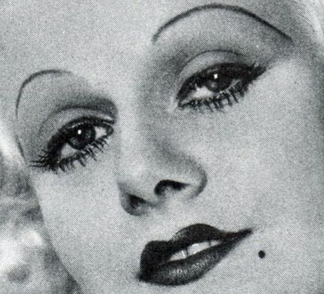 30s Eyebrows, 20s Eyebrows, 1930s Eyebrows, 30s Makeup Look, 1930’s Makeup, 1930 Makeup, 1900's Makeup, 1930's Makeup, Period Makeup