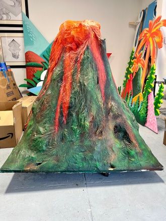 5 Foot Paper Mache Volcano | For Rent in Los Angeles | Lolli Props Paper Mache Volcano, Art And Craft Paper, Film And Tv, Classroom Art, Prop Rental, Red Art, Art Classroom, Interesting Questions, Paper Mache