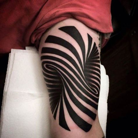 Best 3d Tattoos, Tatoo 3d, Amazing 3d Tattoos, Unusual Tattoo, Optical Illusion Tattoo, Kunst Tattoos, Cool Optical Illusions, Geniale Tattoos, 3d Tattoos