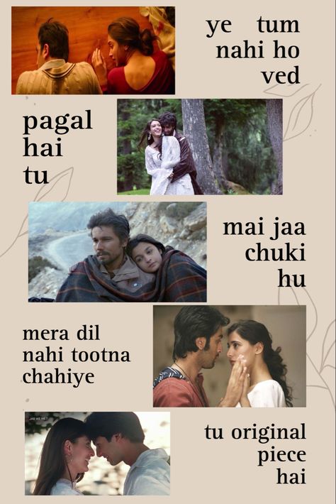 Imtiaz Ali Quotes, Imtiaz Ali Aesthetic, Laila Majnu Dialogues, Movie Dialogues Aesthetic, Bollywood Quotes Aesthetic, Imtiaz Ali, Filmy Quotes, Bollywood Love, Bollywood Wallpaper