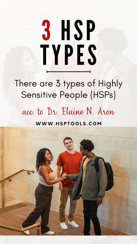 These are the 3 Types of Highly Sensitive People (according to Dr. Elaine Aron) - HSP Tools Highly Sensitive Extrovert, Signs Of A Highly Sensitive Person, High Sensitive Person, Hsp Highly Sensitive, Highly Sensitive Person Traits, Over Sensitive, Classroom Strategies, Sensitive Person, Highly Sensitive People