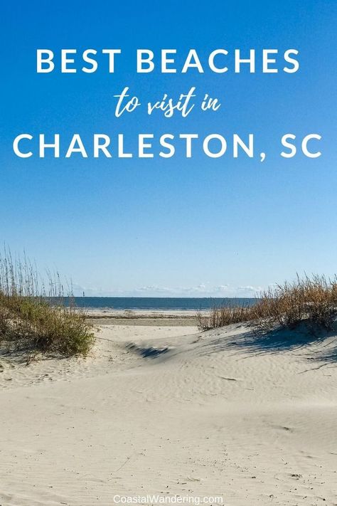 Planning a vacation to Charleston, South Carolina? Why not visit the beach! Here's your travel guide to the best Charleston, South Carolina beaches, including Folly Beach, Sullivan's Island, Isle of Palms and beyond. #charleston #follybeach #southcarolinabeaches #sullivansisland #isleofpalms Charleston South Carolina Beaches, Charleston Sc Beaches, Sullivans Island Sc, Charleston Travel Guide, Charleston Beaches, Charleston Vacation, South Carolina Vacation, Beaches To Visit, South Carolina Travel