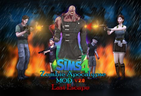 The Sims 4 Zombie Apocalypse  -MOD-  V 2.0.4 Last Escape Release Sims 4 Cc Zombie Apocalypse Patreon, Zombie Apocalypse Sims 4 Mod, Sims 4 Horror Mods, Sims 4 Apocalypse Cc Patreon, Ts4 Zombie Apocalypse Cc, Sims 4 Apocalypse Mod, Ts4 Cc Apocalypse, Sims 4 Zombie Apocalypse Cc Clothes, Sims 4 Apocalypse Cc Clothes