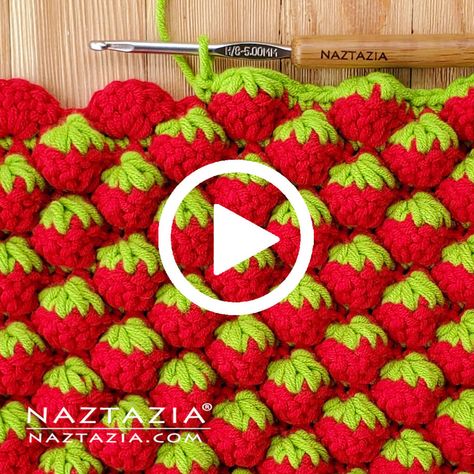 Strawberry Stitch Crochet Bag, Strawberry Stitch Crochet Pattern, Large Strawberry Crochet Pattern, Strawberry Blanket Crochet, Strawberry Afghan, Strawberry Crochet Blanket, Strawberry Stitch Crochet, Crochet Strawberry Stitch, Strawberry Corset