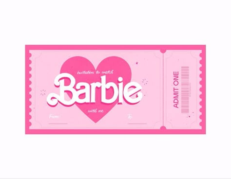 Barbie Poster Ideas, Barbie Money, Barbie Party Theme, Barbie Posters, Barbie Stickers, Barbie Poster, Barbie Invitations, Barbie Land, Barbie Theme Party