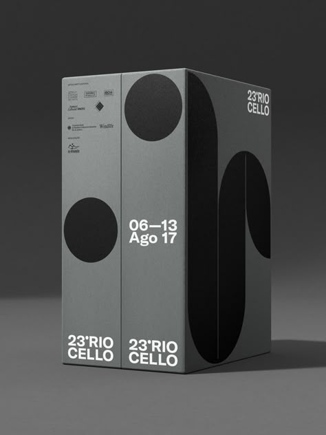 23º Rio Cello (Proposal) on Behance Graphics Thisisgrey, Luxury Box Packaging, Luxury Packaging Design, Modern Packaging, Black Packaging, Box Packaging Design, Packing Design, Design Packaging, Luxury Packaging