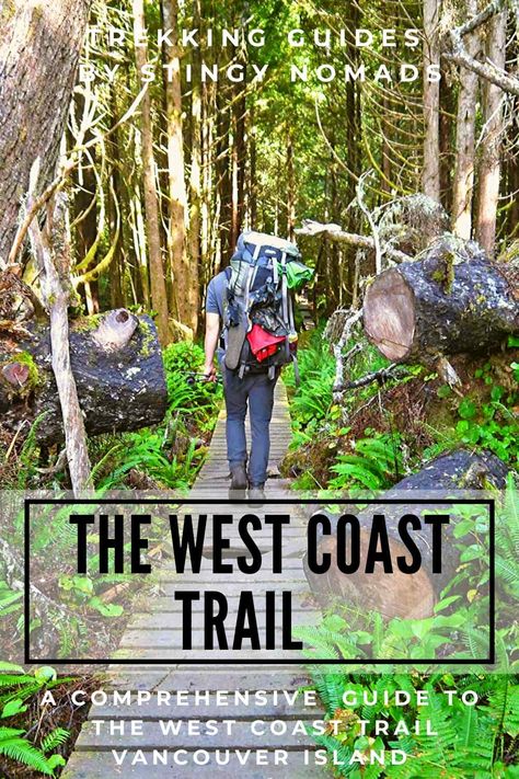 Hiking Canada, Fishing Boat Accessories, West Coast Canada, Forest Hike, Vancouver Island Canada, West Coast Trail, Adventure Ideas, Camping Destinations, Hiking Guide