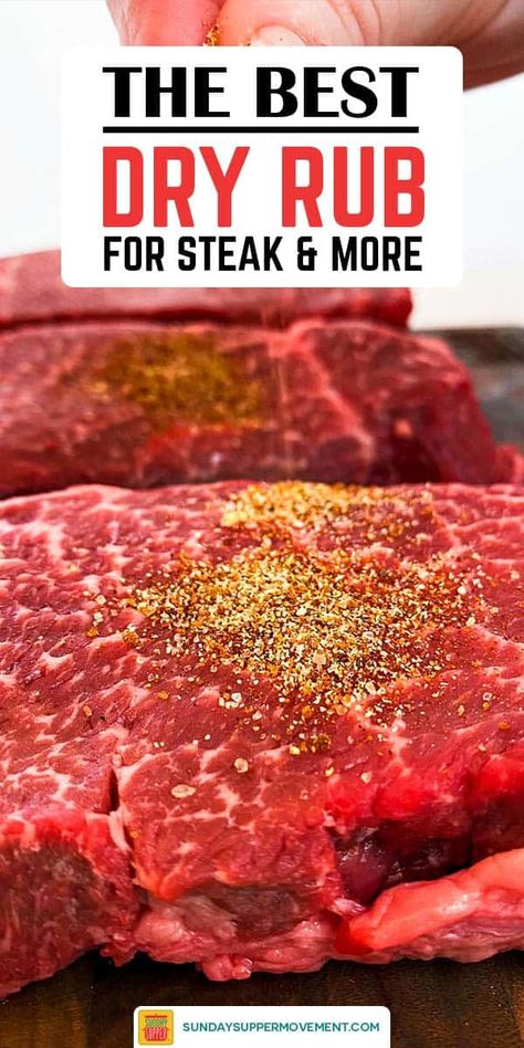 Steak Dry Rub Recipe, Rub For Steak, Tacos Tuesday, Dry Rub For Steak, Steak Rub Recipe, James Hewitt, Season Steak Recipes, Bbq Rub Recipe, Steak Rub