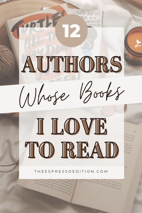 There are some seriously phenomenal authors out there, but twelve of them receive the highest praise from me. See my list at theespressoedition.com | #autobuyauthors #bestauthors #greatbooks #fictionalbooks | books to read in 2021 | best books | book recommendations | books | book club books | 2021 reading list | best books for young adults | best adult books | contemporary fiction | reading list | what to read | #readingchallenge #bestbooks Heartwarming Books To Read, Books For Young Adults, Fairytale Retelling, Book Hangover, Worthy Quotes, Popular Authors, Best Authors, Favorite Novels, Contemporary Fiction