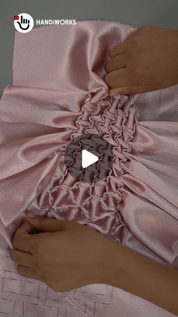 Smocking, Embroidery, Dressmaking, Origami, Canadian Smocking, Handmade Ideas, October 4, Smock Dress, Dress Making