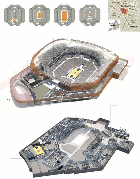 Major League Baseball Stadiums, Shop Architects, Stadium Architecture, Urban Design Concept, Indoor Arena, Baseball Park, Future Buildings, Stadium Design, Barclays Center