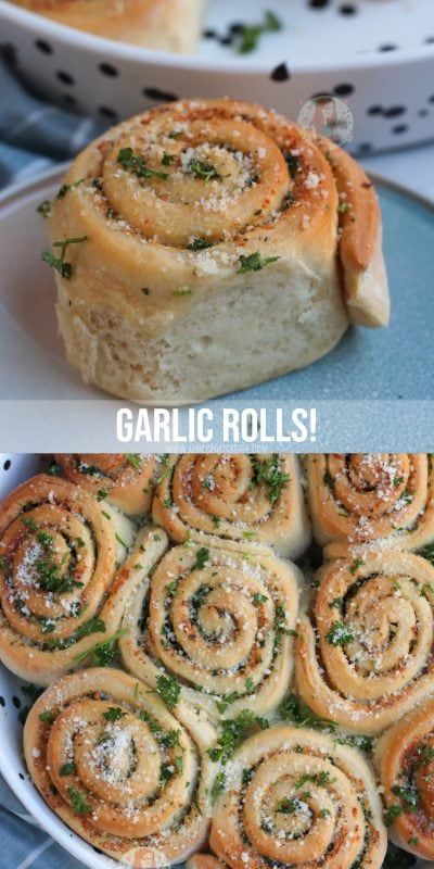 Garlic Cinnamon Rolls, Side Dishes For Two People, Pretty Bread Recipes, Cottage Core Food Recipes, Roll Bread Recipes, Bread Ideas Creative, Savoury Bread Recipes, Fun Bread Recipes, Bread For Soup