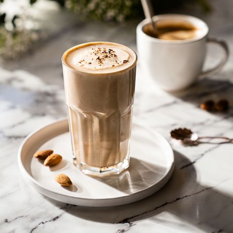 🌰☕ Indulgent Creamy Mocha Latte 🍫✨ Tired of the usual? Level up your latte game with this Creamy Mocha Latte made with White Almond Butter instead of milk! It's smooth, rich, and the perfect blend of nutty, chocolatey goodness. 🤎 💥 Ingredients: 1 tbsp White Almond Butter 1 tbsp Cocoa Powder 1-2 tbsp Maple Syrup (or sweetener of choice) 1 shot Espresso ☕ (or strong brewed coffee) 1 cup Hot Water A dash of Vanilla Extract & a Pinch of Sea Salt 🌊 (for that extra flair) ✨ Instructio... Almond Coffee, Americano Coffee, Mocha Latte, Brewed Coffee, Coffee Photography, Almond Butter, Coffee Brewing, Maple Syrup, Cocoa Powder