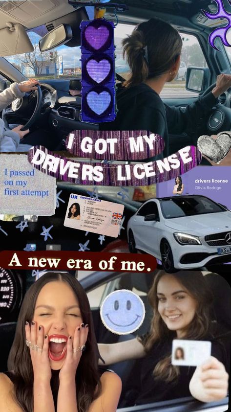 Drivers license Drivers Licenses Aesthetic, Got My Drivers Licence, Driving License Motivation, Learner Driver Aesthetic, Drivers Licence Manifestation, Drivers Ed Aesthetic, Getting License, Getting Your License, Drivers Aesthetic